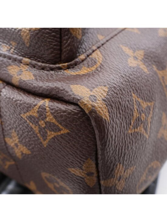 Louis Vuitton Backpack Palm Springs PM Monogram Co Ting Canvas Leather PM main image 8